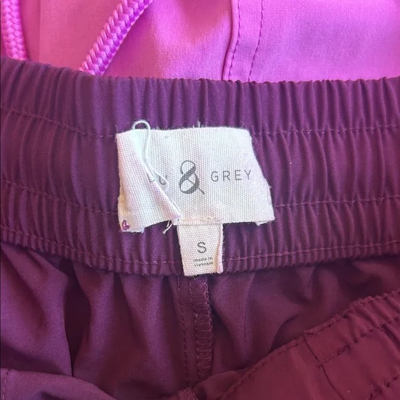 Lou & Grey Women's Athletic Shorts in Navy, Pink, Black, and Burgundy - Picture 2 of 8